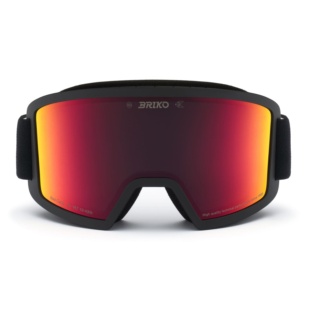 Masque de ski unisexe noir avec écran cylindrique pour petits visages 01