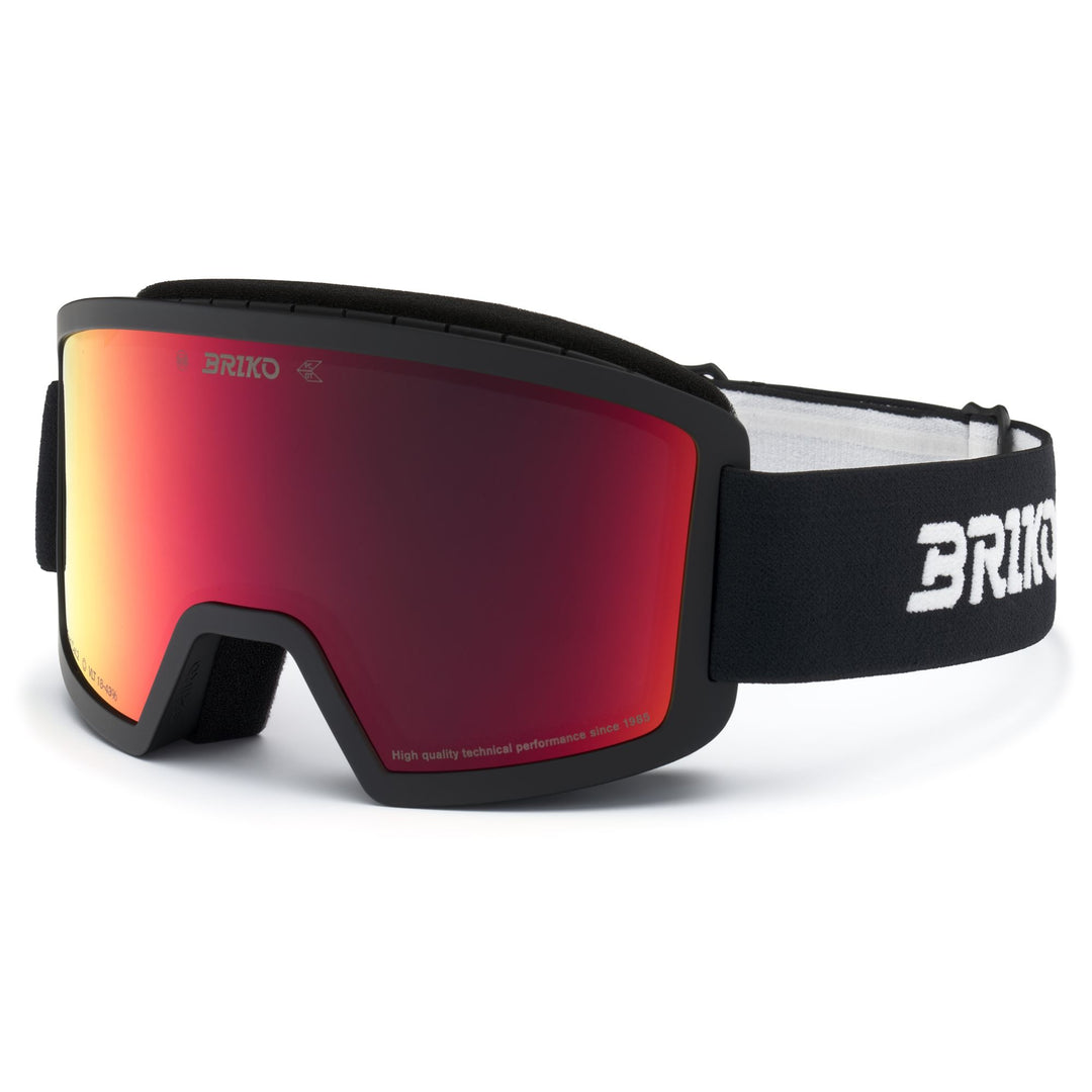 Black Unisex Ski Goggles with Anti-Fog Double Cylindrical Lenses main