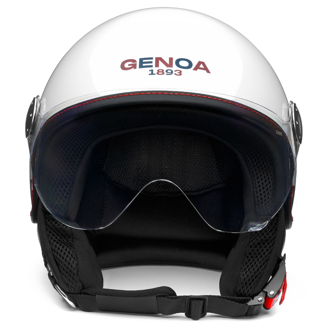 Casque de course moto unisexe bleu avec visière anti-rayures main