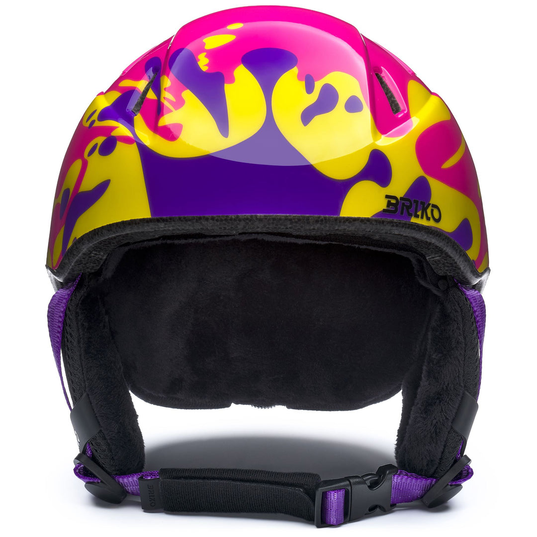 Casco de esquí unisex para niños violetas con acolchado extraíble main