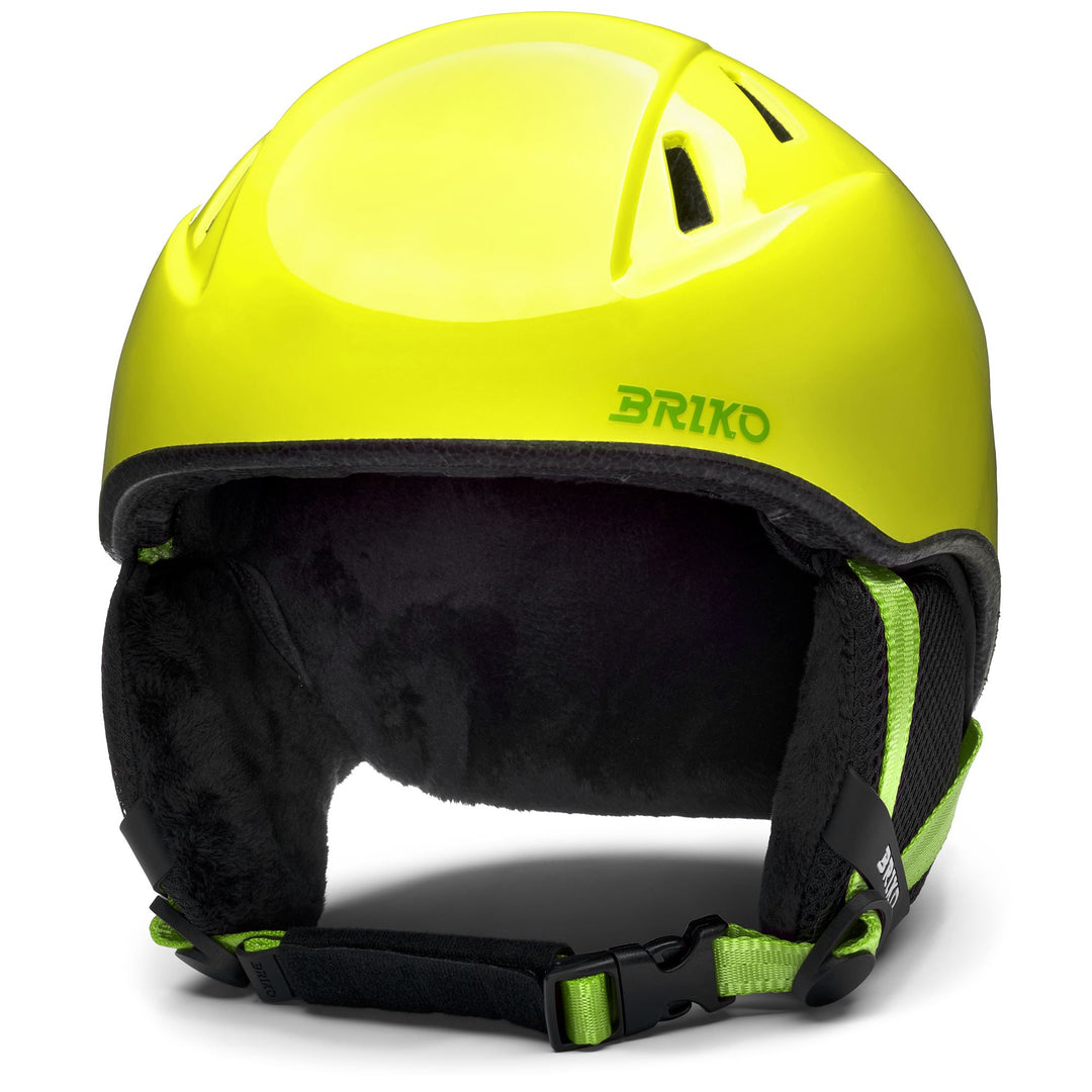 MAKALU - Helmets - Helmet - Kid unisex - Shiny Sunflower Yellow-Lineade Green 01