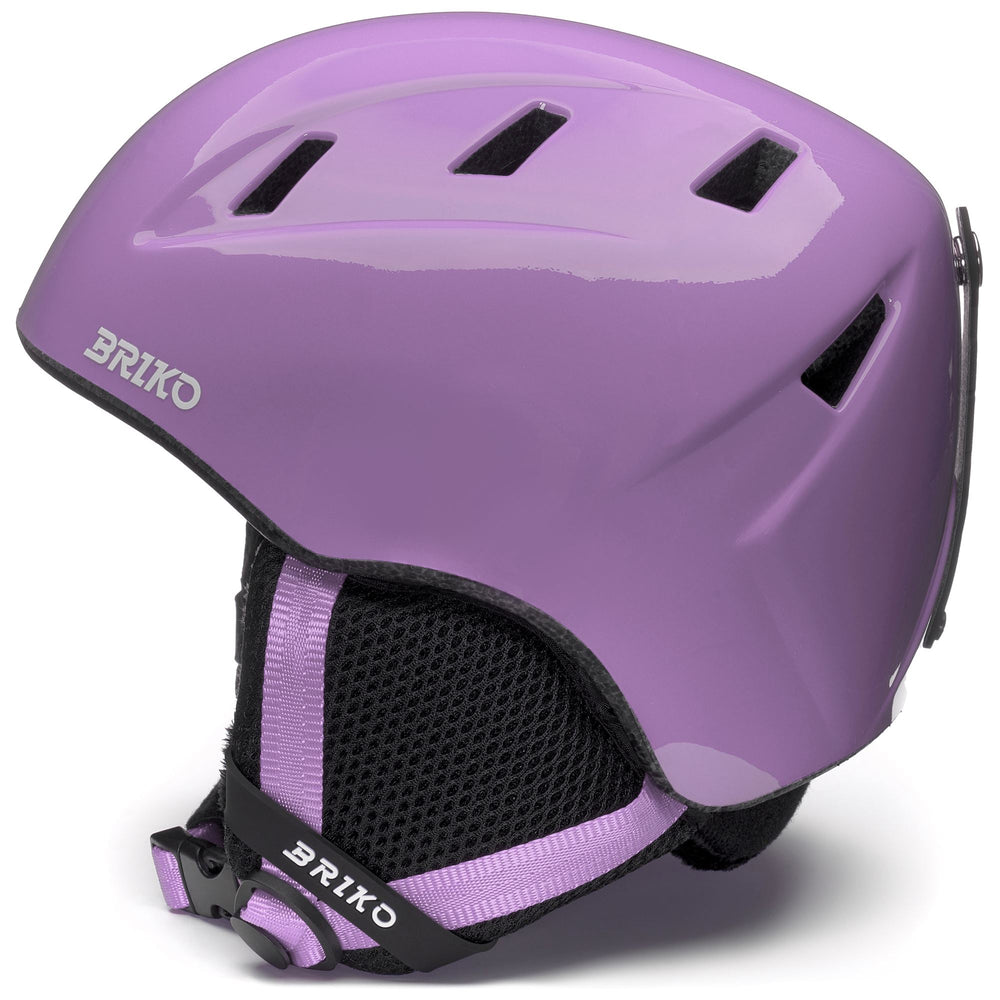 Casque de ski unisexe violet pour enfants avec traitement antibactérien 02