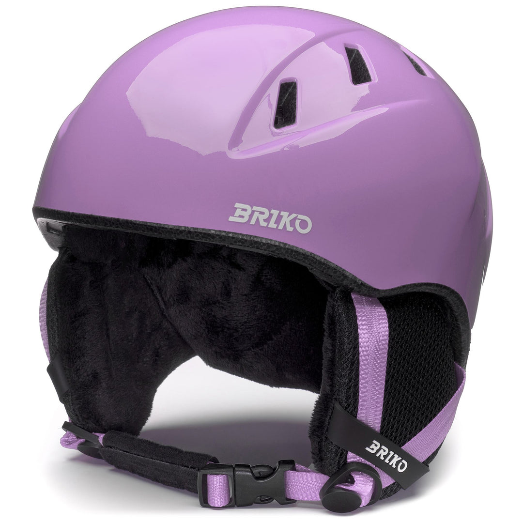 Casque de ski unisexe violet pour enfants avec traitement antibactérien 01