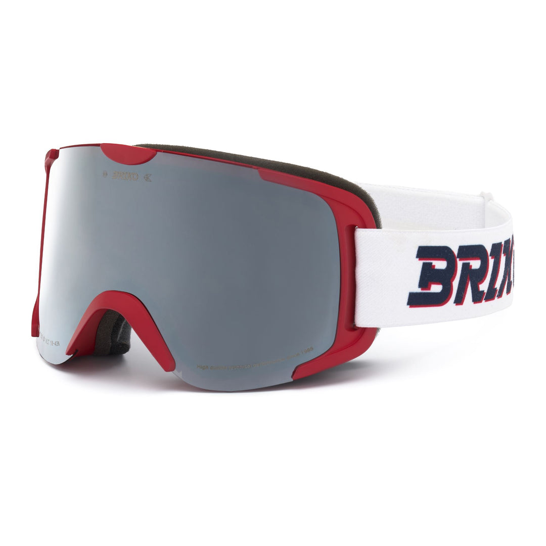 Red Unisex Ski Goggles with Anti-Fog Coating and UV Protection main