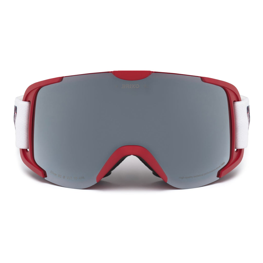 Red Unisex Ski Goggles with Anti-Fog Coating and UV Protection 01