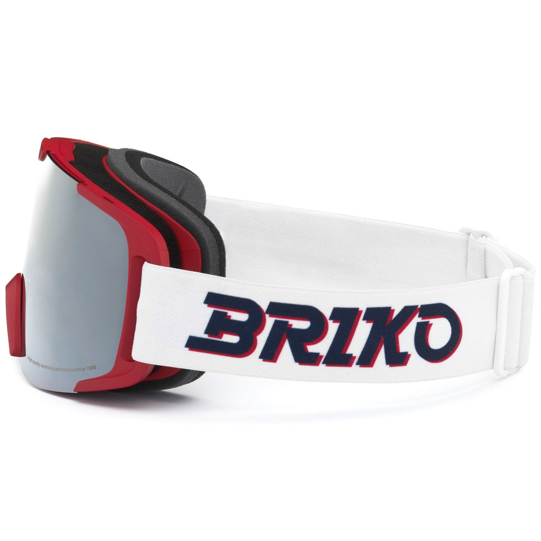 Red Unisex Ski Goggles with Anti-Fog Coating and UV Protection main