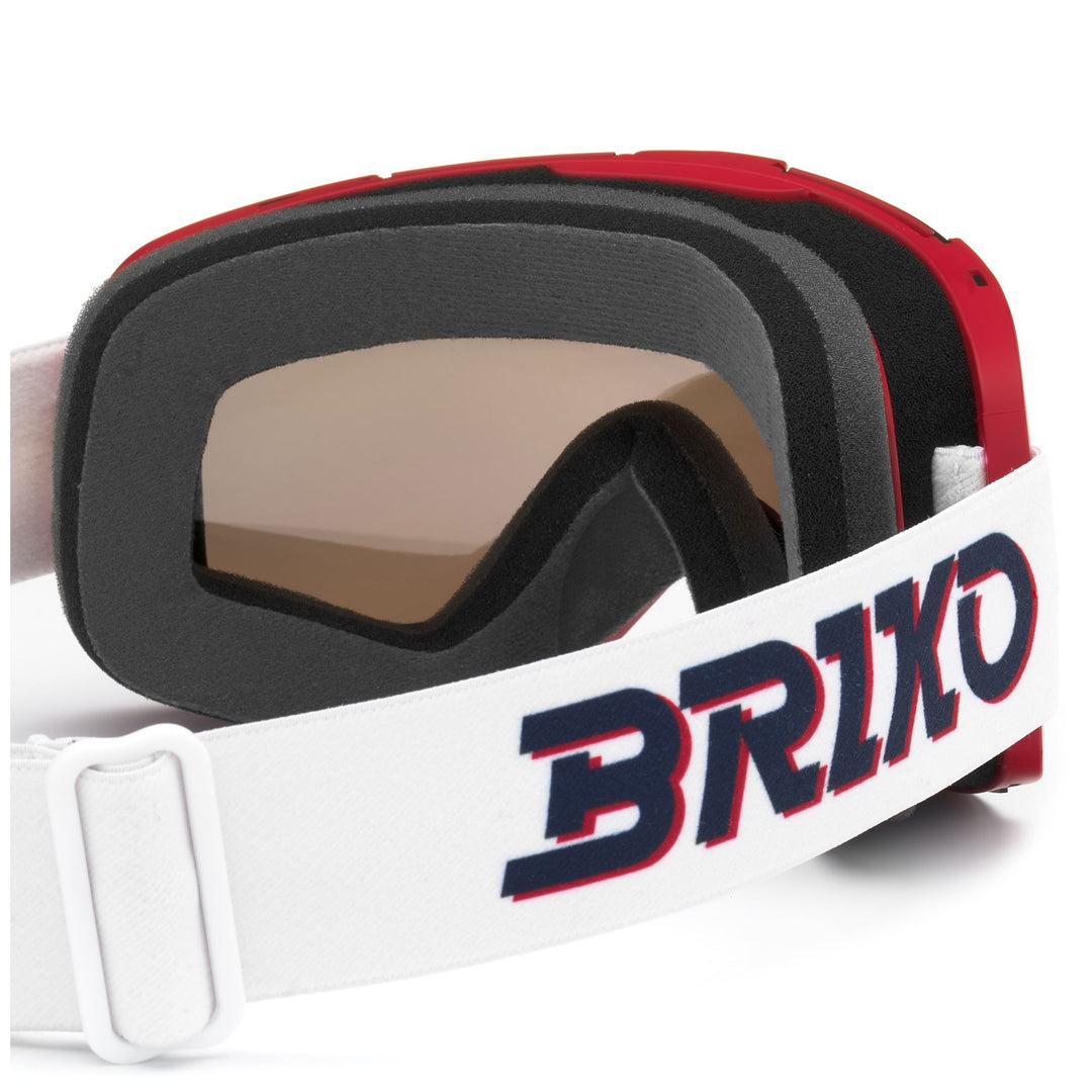 Red Unisex Ski Goggles with Anti-Fog Coating and UV Protection main