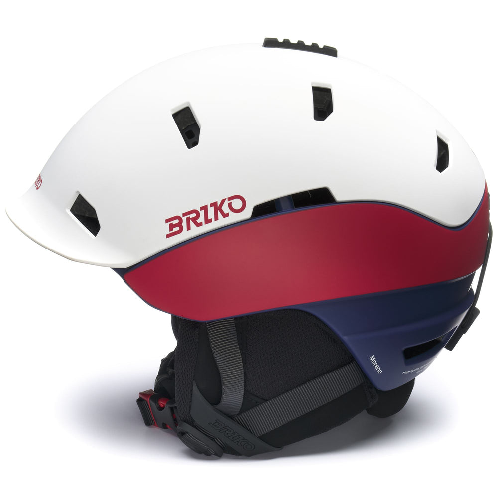 MORENO - Caschi - Casco - Unisex - Matt White - Shiraz Red - Biscay Blue - Unico 02