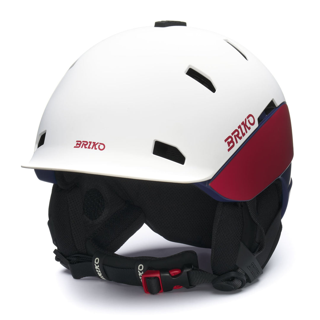 MORENO - Caschi - Casco - Unisex - Matt White - Shiraz Red - Biscay Blue - Unico 01