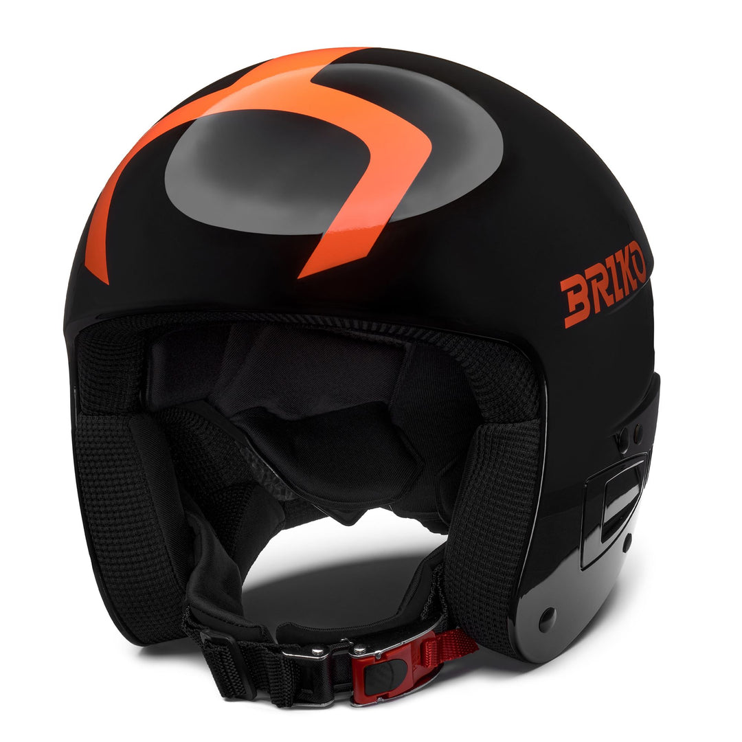 VULCANO FIS 6.8 JR - Helmets - Helmet - Kid unisex - Shiny Black-Orange Fluo 01