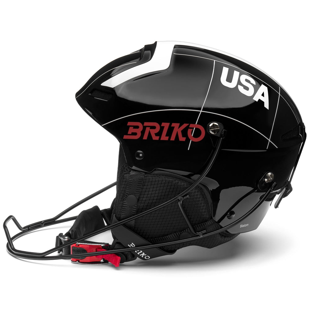 SLALOM 2.0 USA - Helmets - Helmet - Unisex - Shiny Black-White-Cardinal Red 02