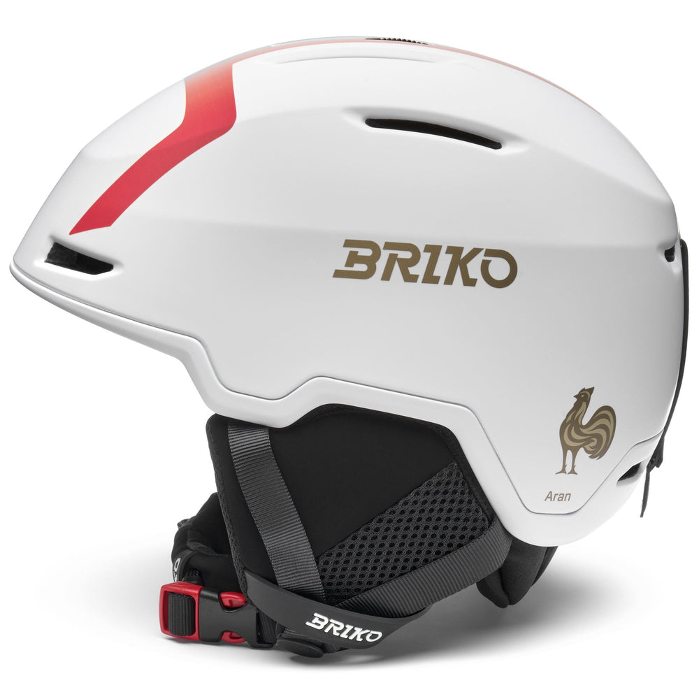 ARAN FRANCE - Helmets - Helmet - Unisex - MATT WHITE-GOLD-BISCAY BLUE-CARDINAL RED 02