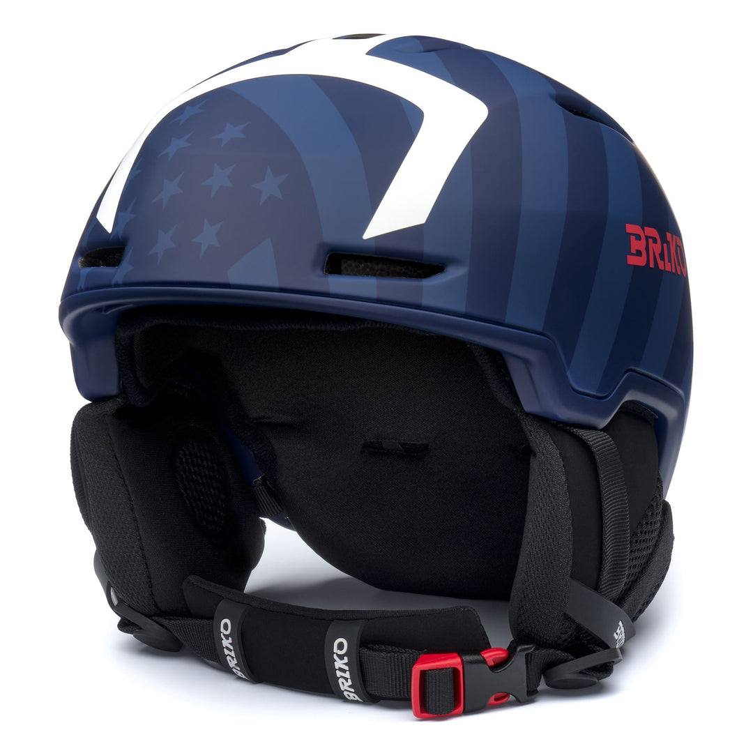 ARAN USA - Helmets - Helmet - Unisex - Matt Tangaroa Blue-Biscay Blue-Cardinal Red-White 01