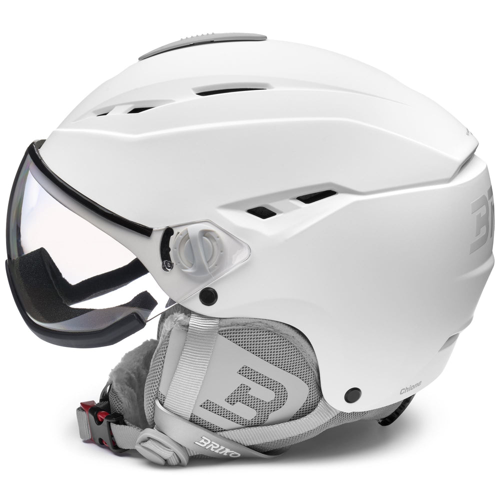 Casque de ski gris pour femme avec verre photochromique 02
