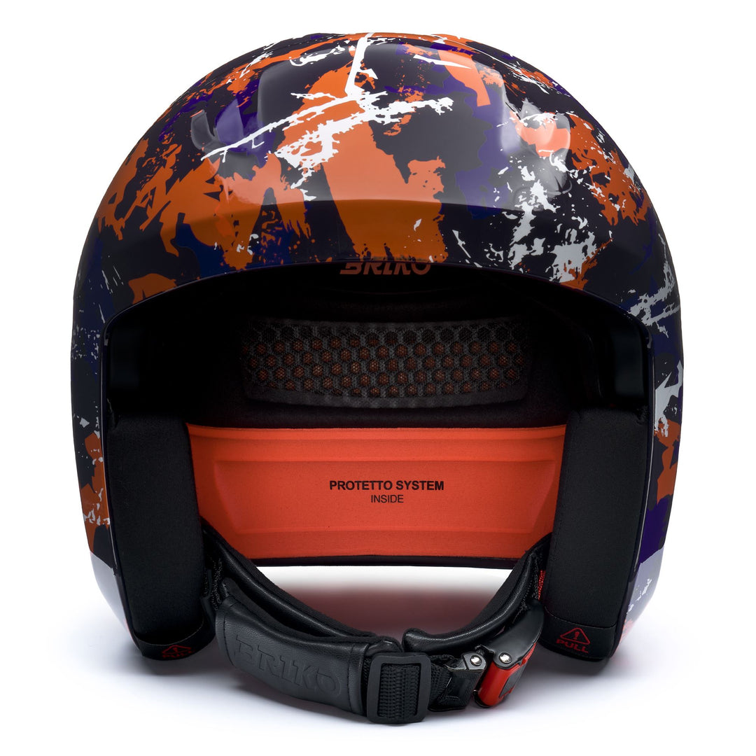 VULCANO 2.0 GRAPHIK - Caschi - Casco - Unisex - Shiny Orange - Meteorite Violet main