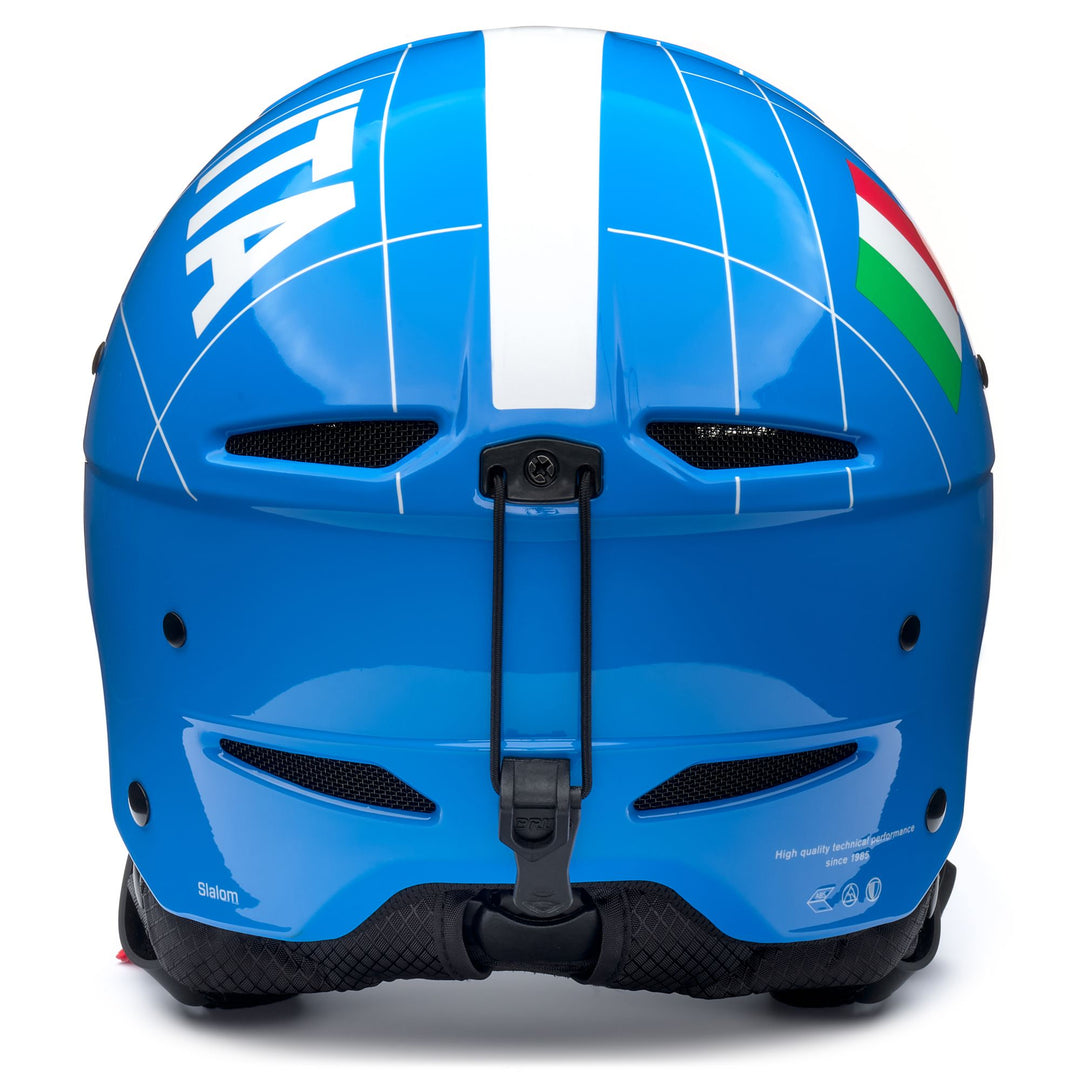 Casque de ski unisexe bleu avec système Venturi et rembourrage en mousse à mémoire de forme main