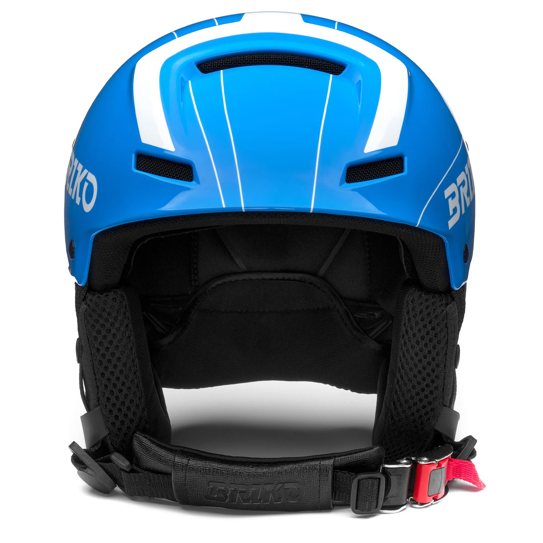 Casque de ski unisexe bleu avec système Venturi et rembourrage en mousse à mémoire de forme main