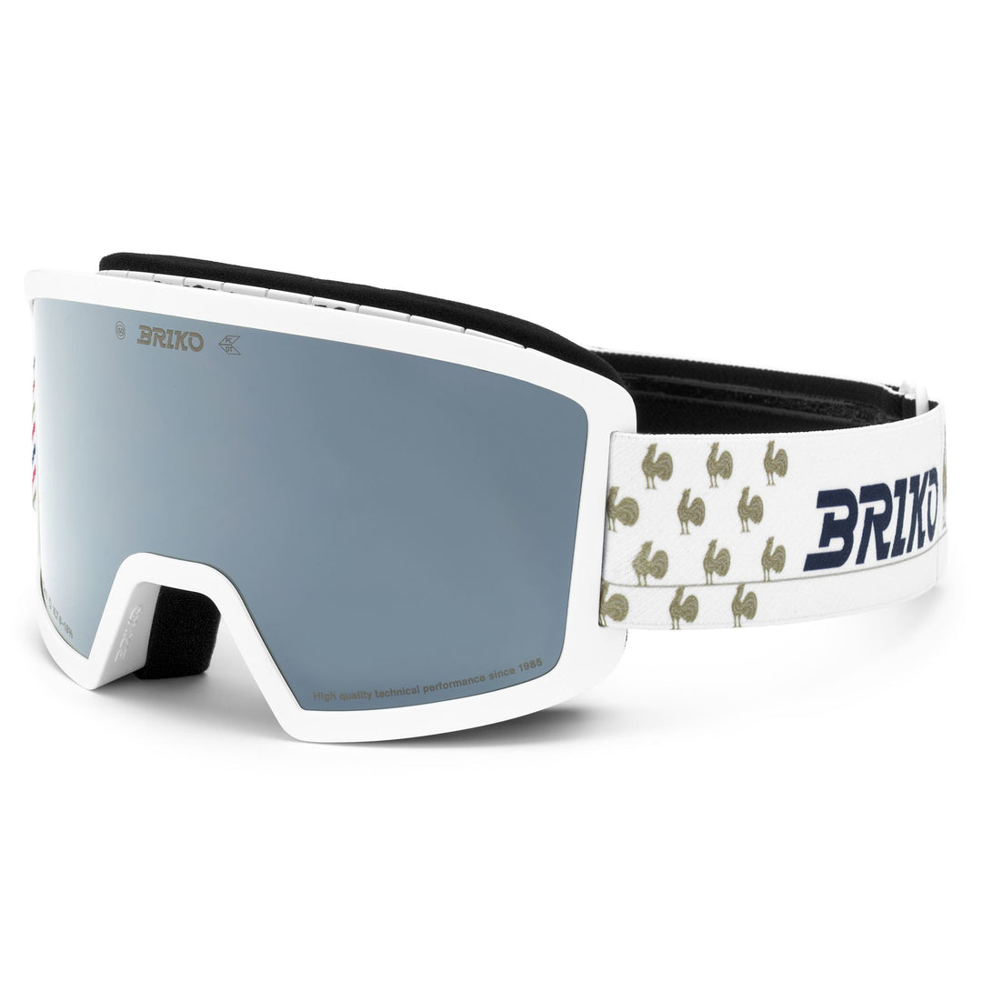 FROSTBITE FRANCE - Goggles - Ski Goggles - Unisex - Matt White-Tangaroa Blue-SM3-White main
