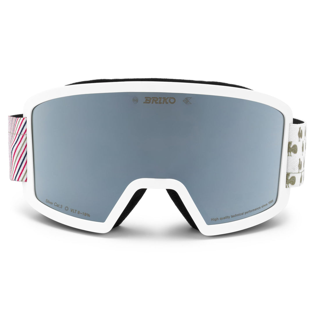 FROSTBITE FRANCE - Goggles - Ski Goggles - Unisex - Matt White-Tangaroa Blue-SM3-White 01