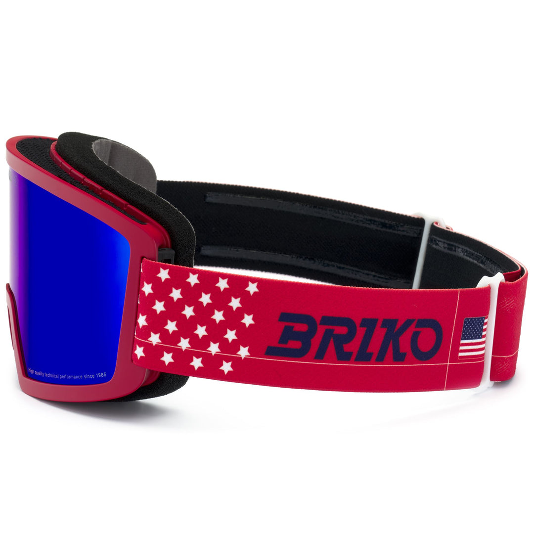 Red Unisex Ski Goggles with Anti-Fog Double Cylindrical Lens main