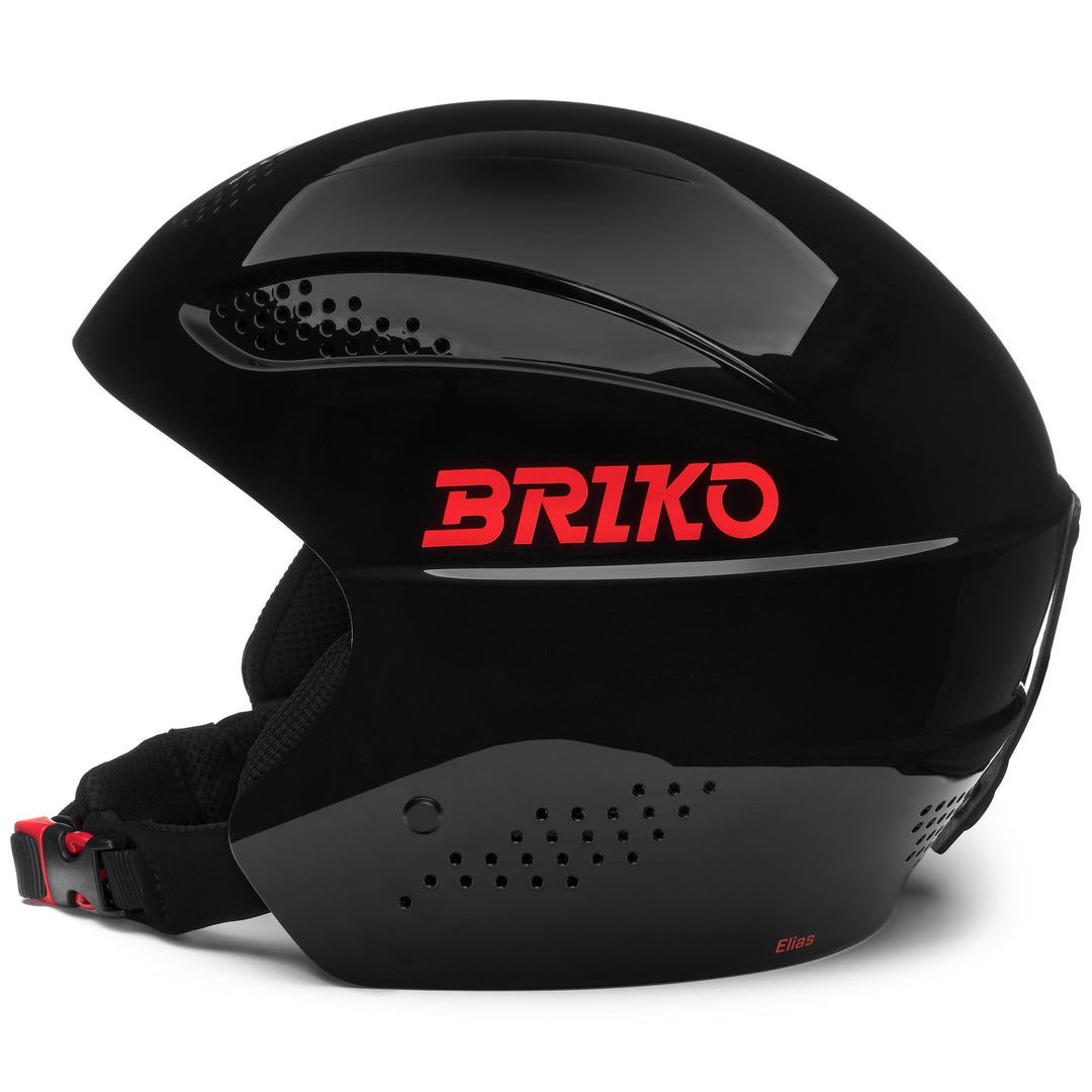 Casque de ski unisexe noir et orange fluo avec coque en ABS main