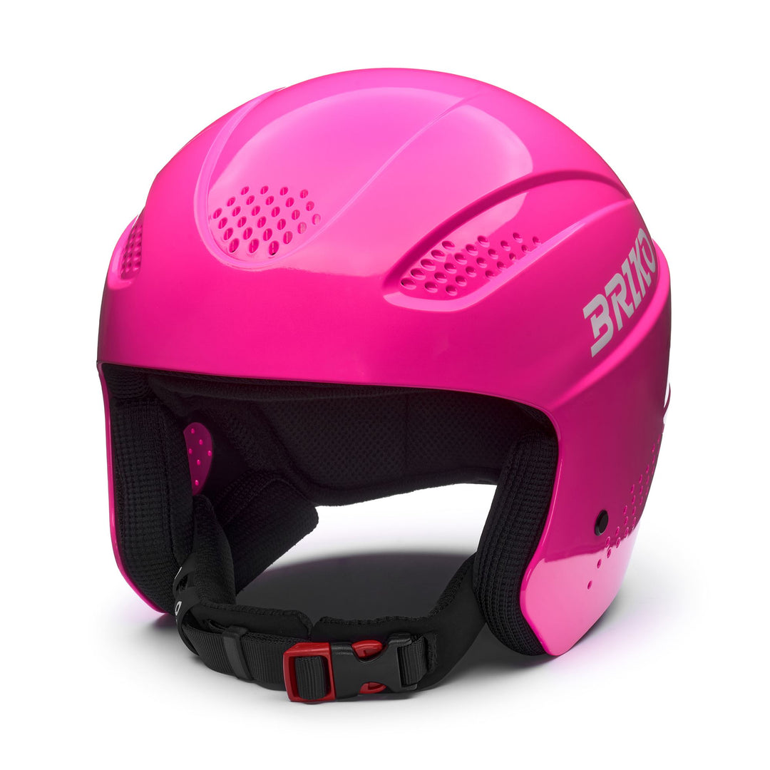 Casque de ski unisexe rouge et blanc avec coque et rembourrage en ABS 01