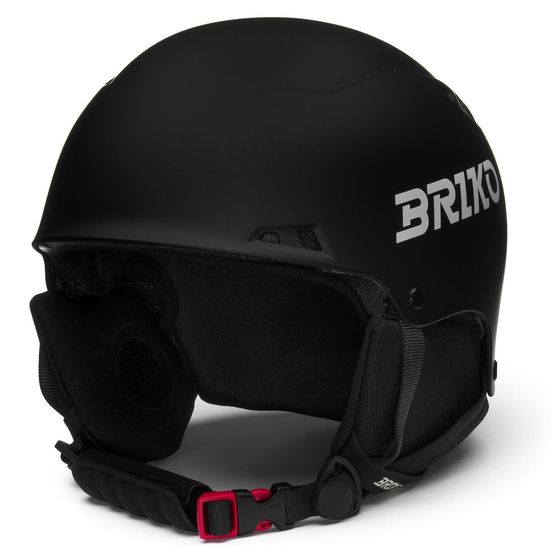 Casque de ski unisexe noir avec rembourrage amovible 01
