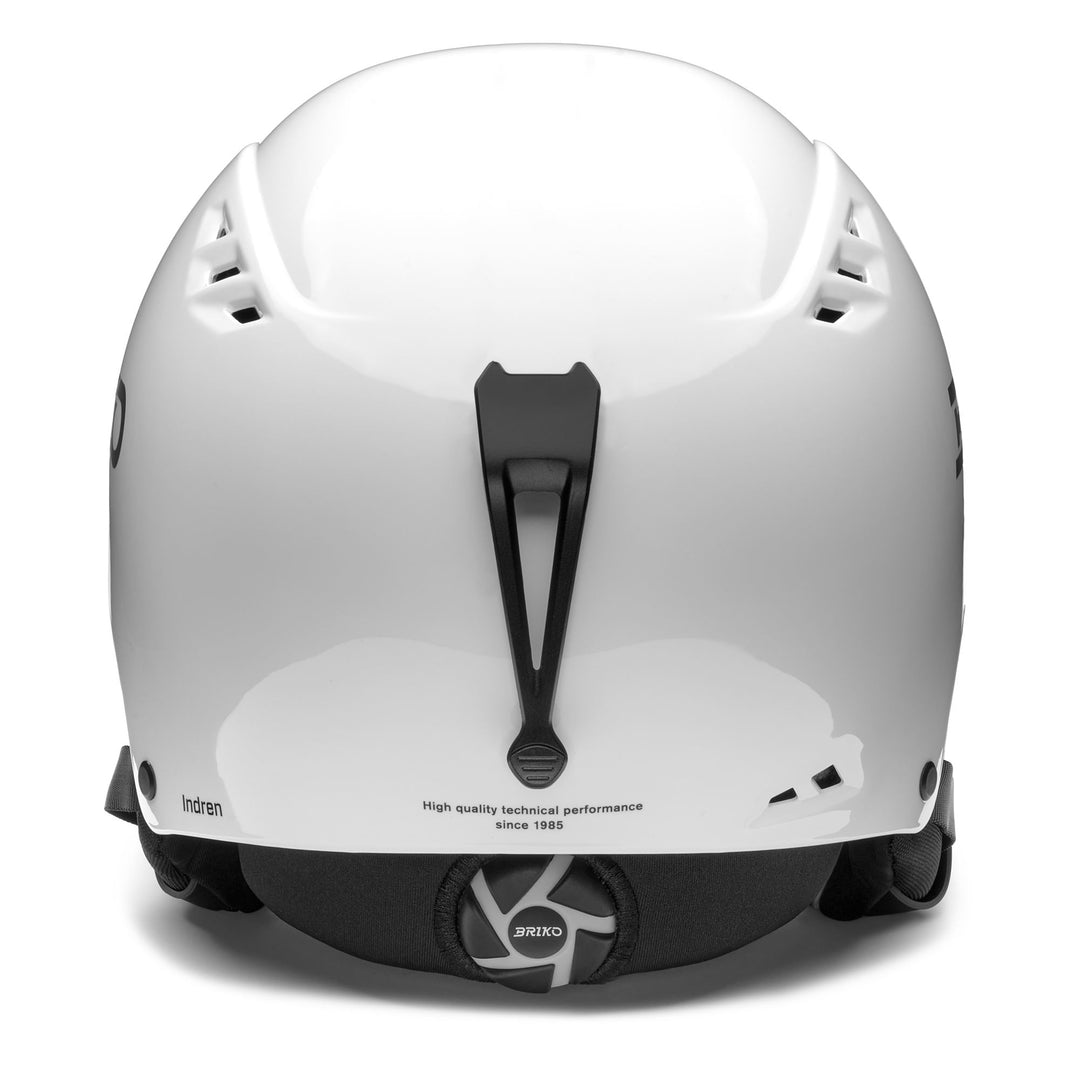 White Unisex Ski Helmet with ABS Shell and Rear Adjustment System main