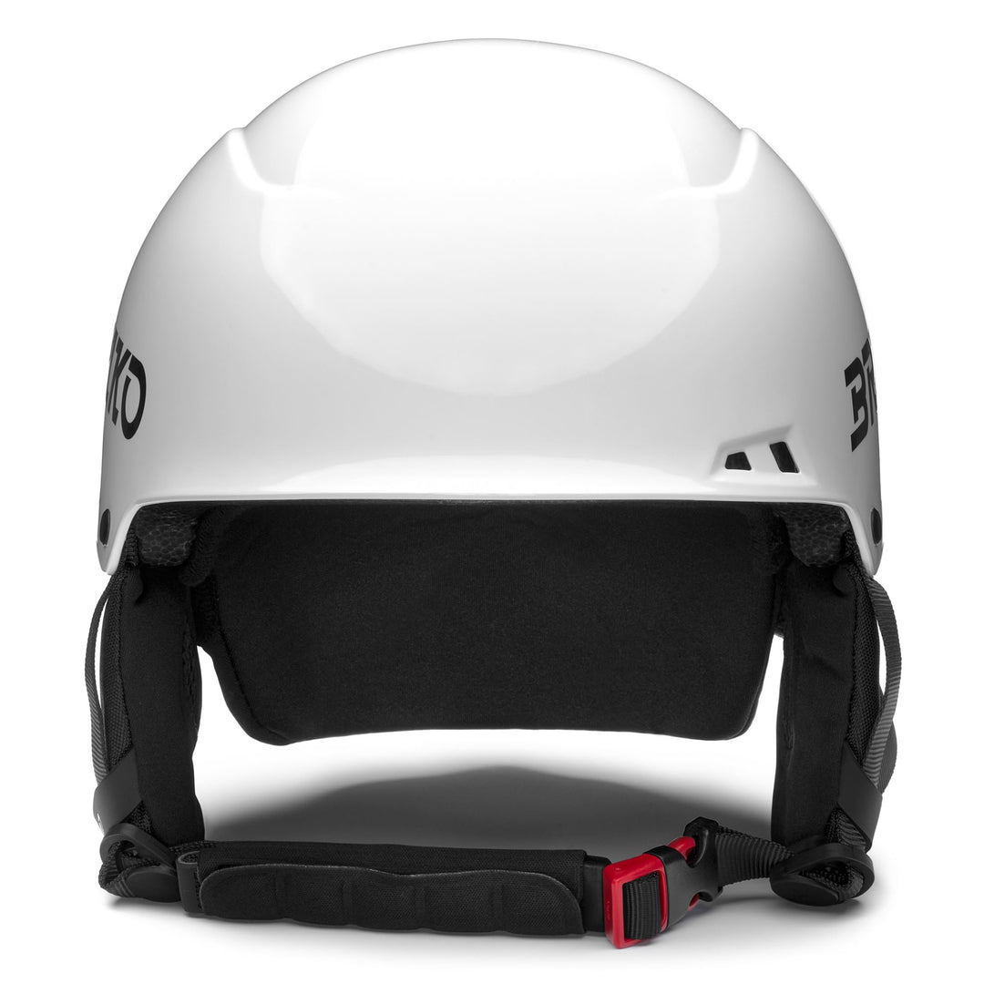 White Unisex Ski Helmet with ABS Shell and Rear Adjustment System main