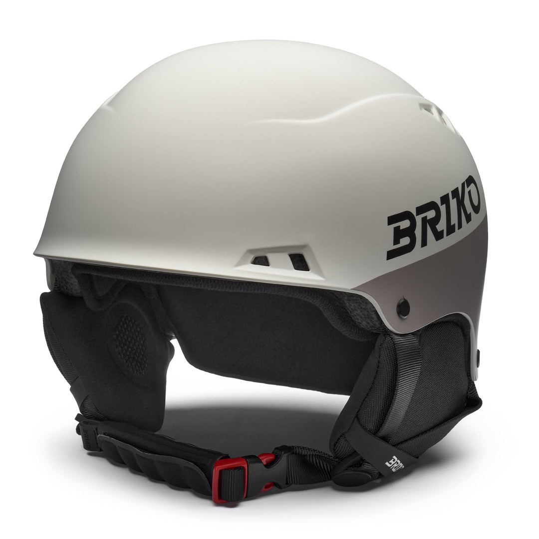Casque de ski unisexe gris avec rembourrage amovible 01