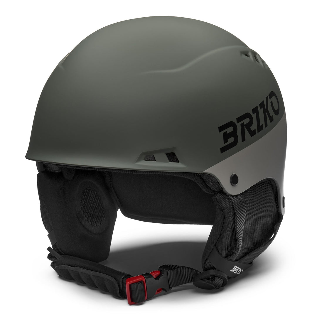 Unisex Grey Ski Helmet with ABS Shell and Removable Ear Pads main