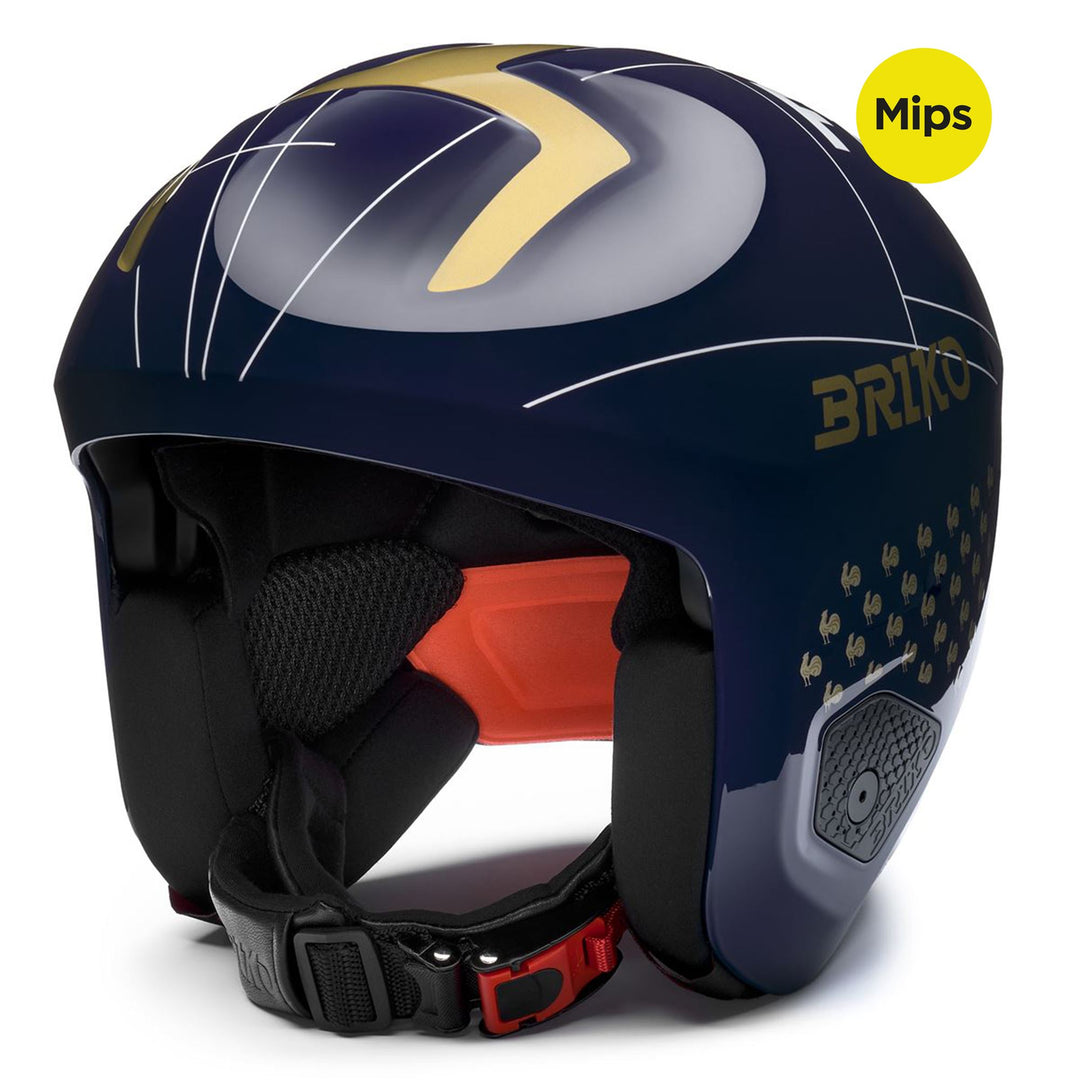 VULCANO 2.0 FRANCE MIPS - Helmets - Helmet - Unisex - Shiny Tangaroa Blue-Gold-White 01