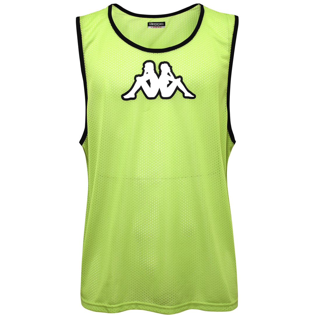 Green Men's Sleeveless Training Tank Top in Mesh Fabric 01