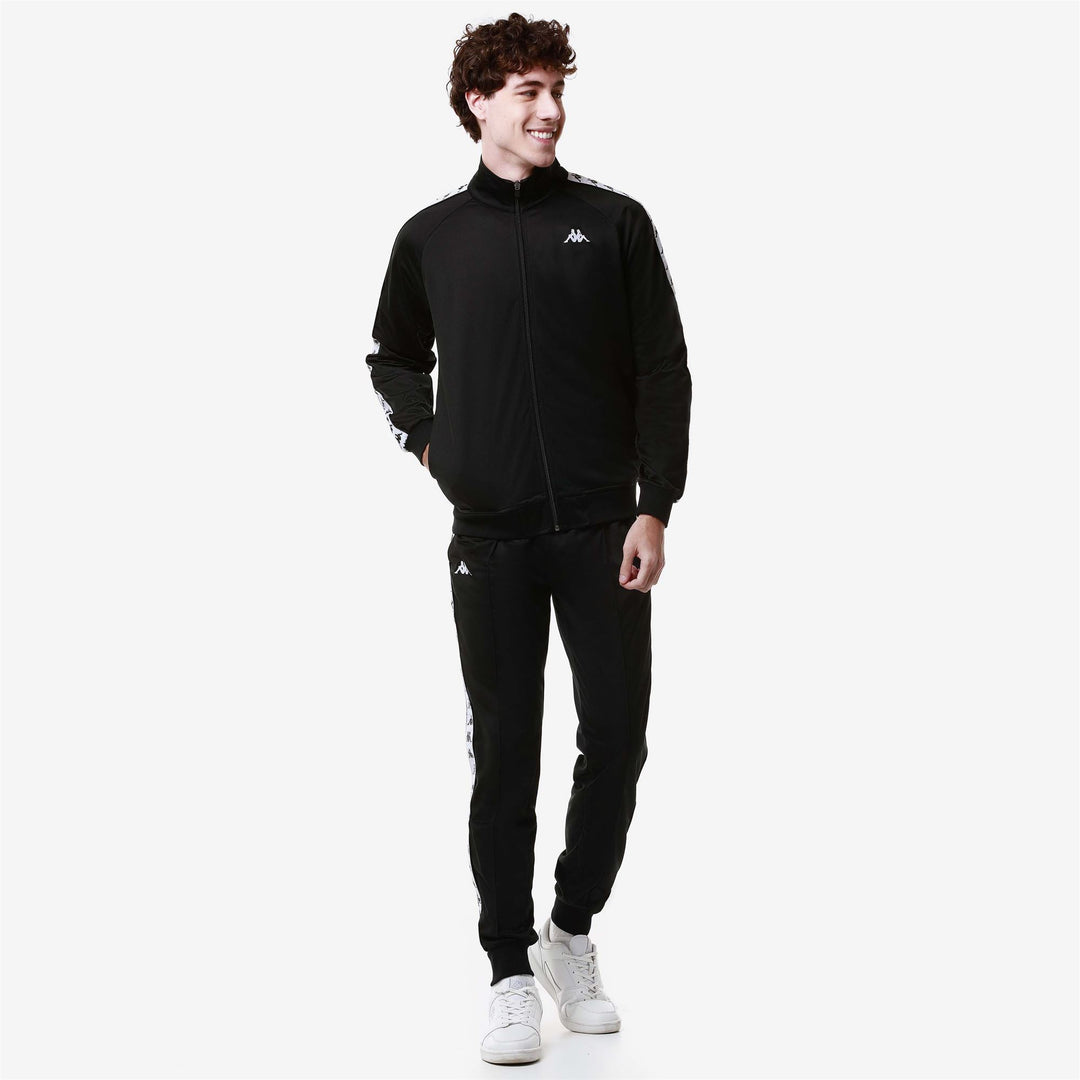 Black Men's Slim Fit Sportswear Fleece Sweatshirt main