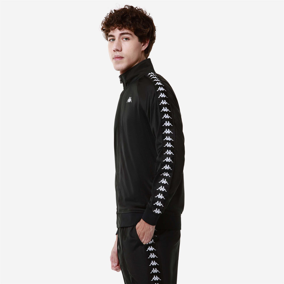 Black Men's Street Fleece Jacket main