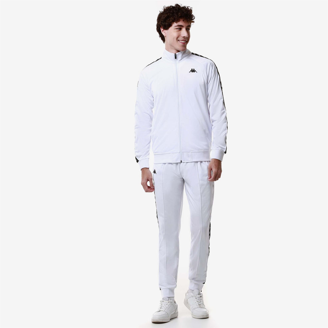 Sweat-shirt polaire de sport blanc pour homme, coupe ajustée main