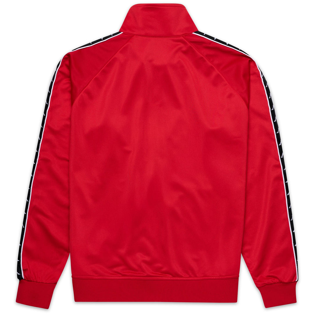Red Men's Slim Fit Sportswear Sweatshirt in Brushed Tricot main