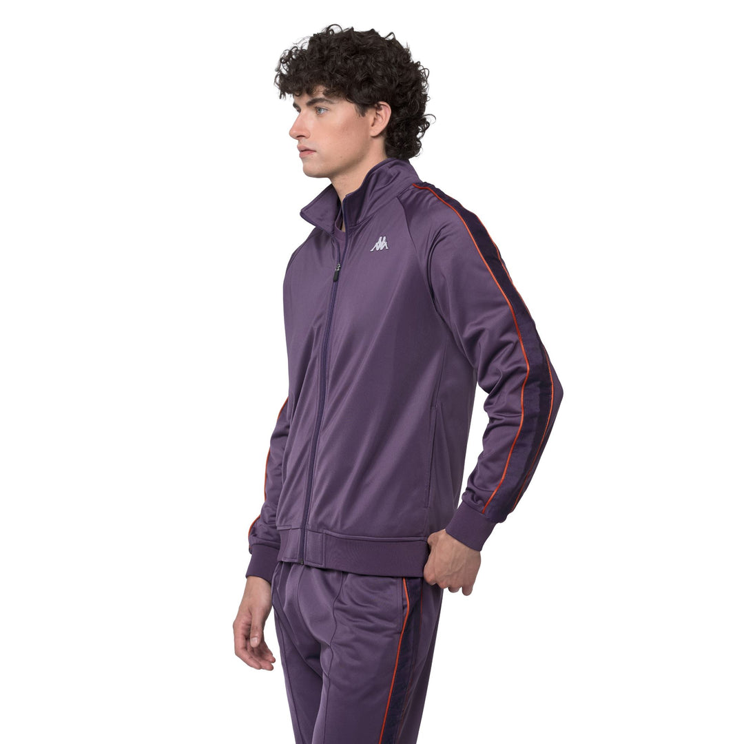 Sudadera deportiva de corte ajustado con cremallera completa para hombre Violet main