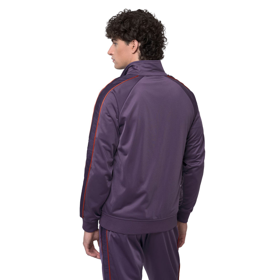 Sudadera deportiva de corte ajustado con cremallera completa para hombre Violet main