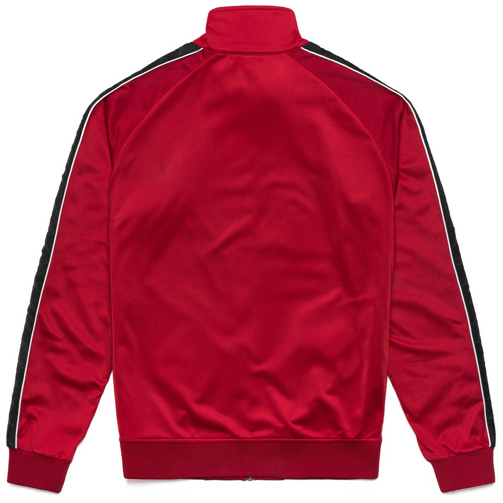 Sweat à capuche slim fit pour homme rouge en tricot brossé 02