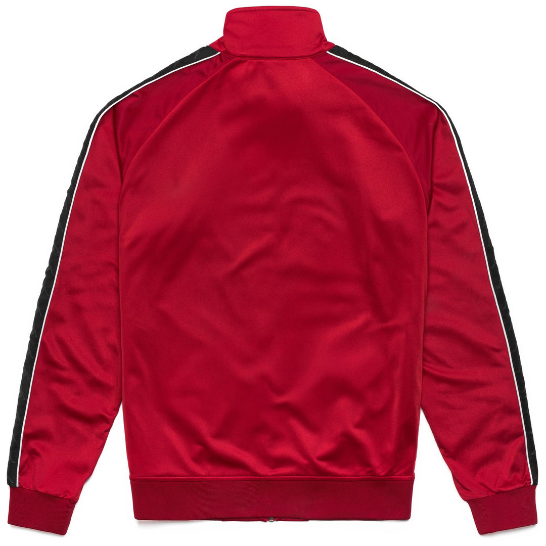 Sweat à capuche slim fit pour homme rouge en tricot brossé main