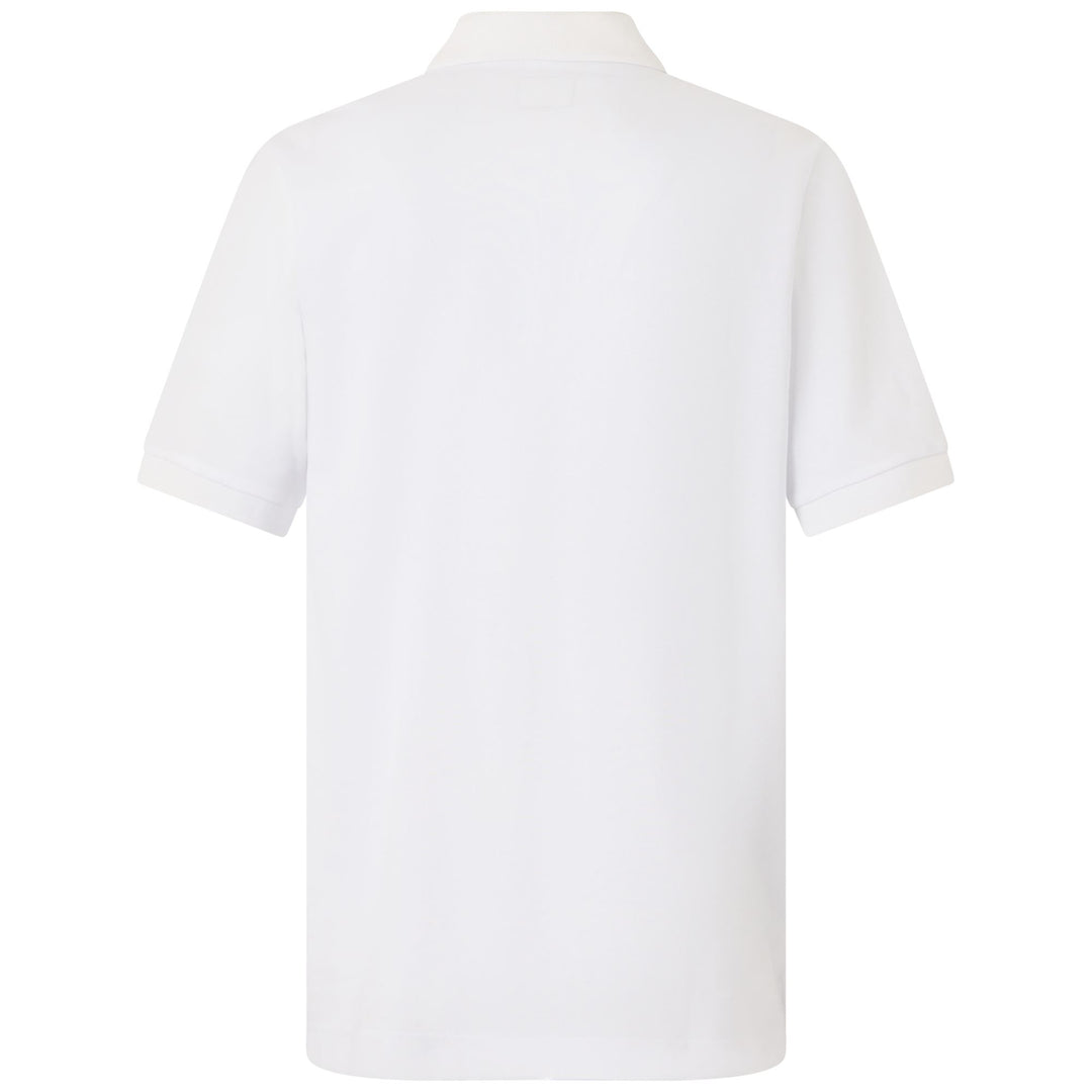 White Men's Cotton Polo Shirt for Training main