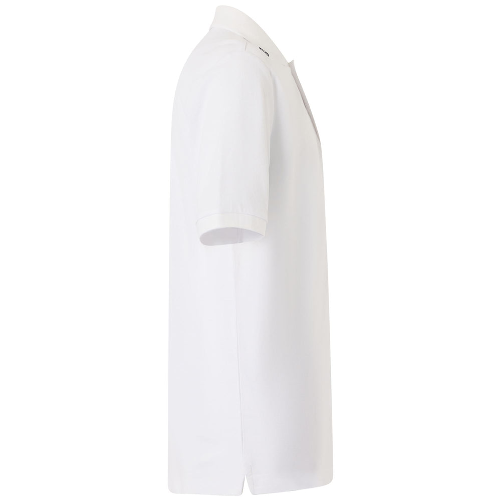 White Men's Cotton Polo Shirt for Training 02