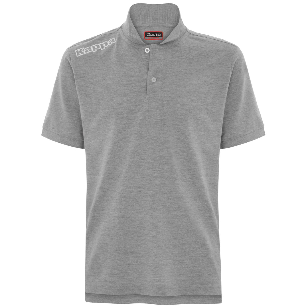 Grey Men's Cotton Regular Fit Polo Shirt for Training 01