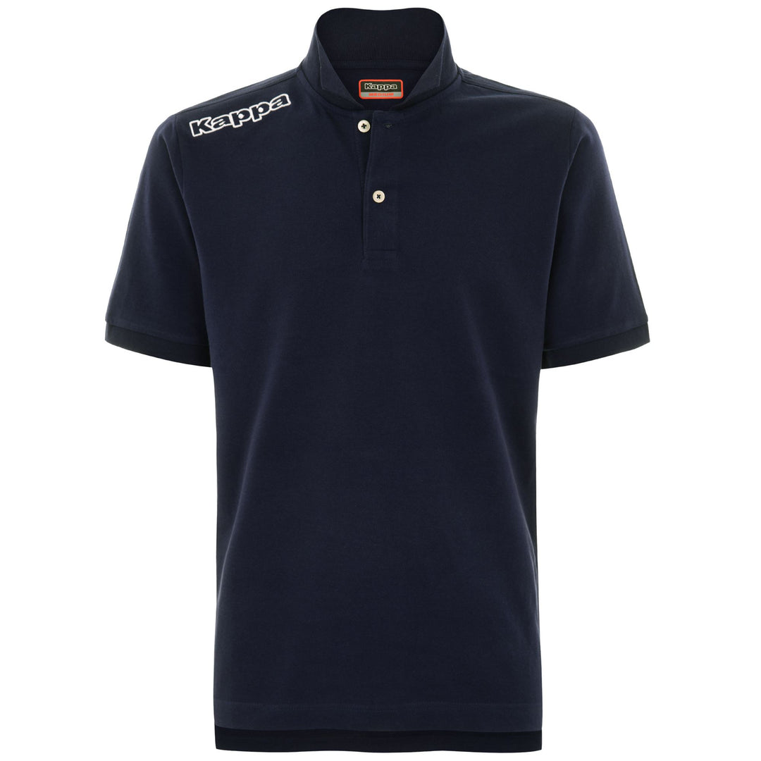 Blue Men's Cotton Polo Shirt for Training 01