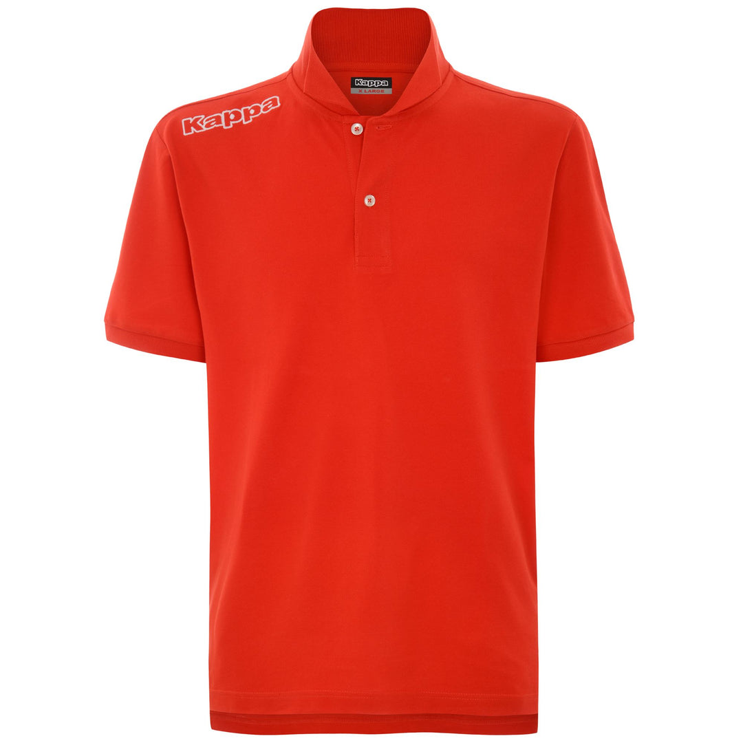 Red Men's Regular Fit Cotton Polo Shirt for Training 01