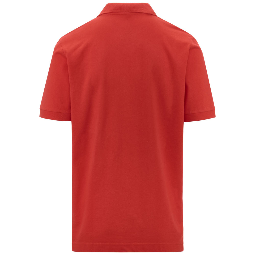 Polo Shirts Man KAPPA4TRAINING POLO KAPPA MSS Polo RED FLAME Dressed Side (jpg Rgb)		