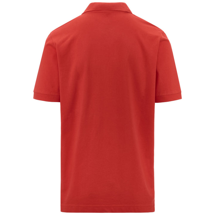 Polo Shirts Man KAPPA4TRAINING POLO KAPPA MSS Polo RED FLAME Dressed Side (jpg Rgb)		