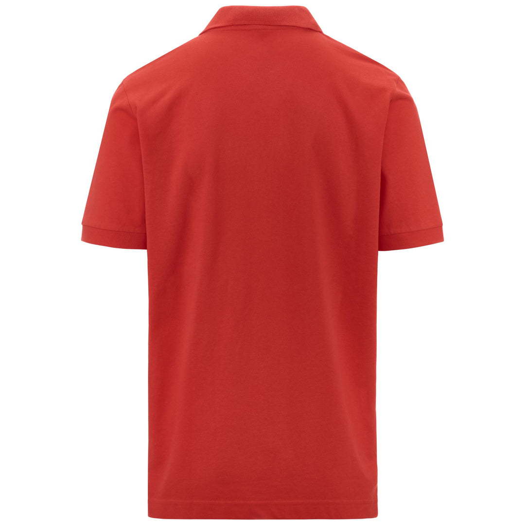 Red Men's Cotton Polo Shirt for Training main