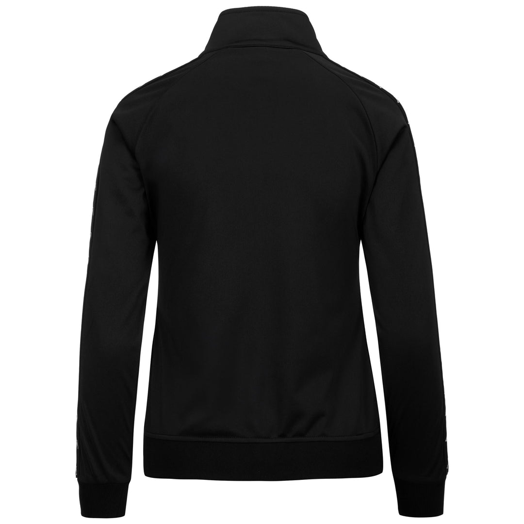Black Women's Slim Fit Sportswear Fleece with Full Zip main